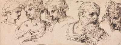 Fünf klassische Köpfe von Inigo Jones