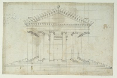 Der zweite Tempel der Diana, um 1635 von Inigo Jones