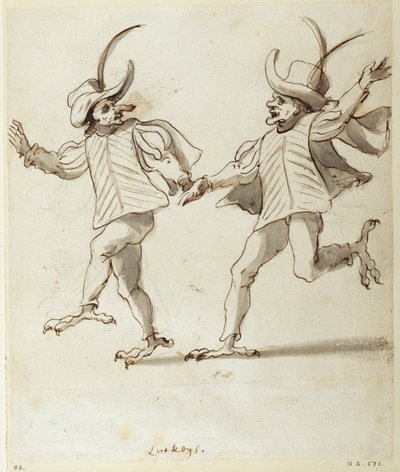 Zwei Lakaien von Inigo Jones