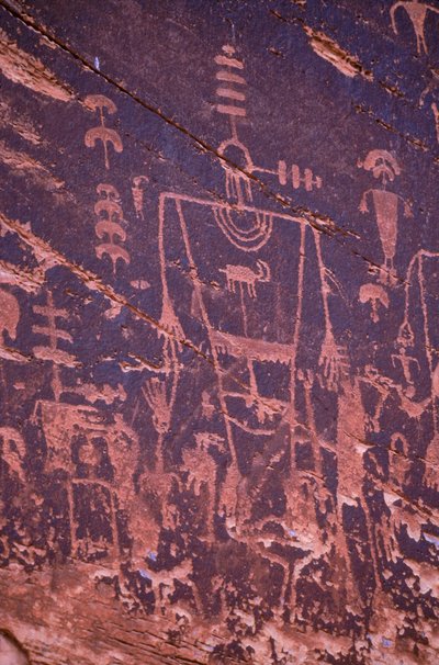 Anasazi Felskunst - Utah ist reich an Anasazi Klippenwohnungen und Felskunst von Ira Block