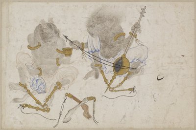 Zwei gefesselte Dämonen von Iranian Master