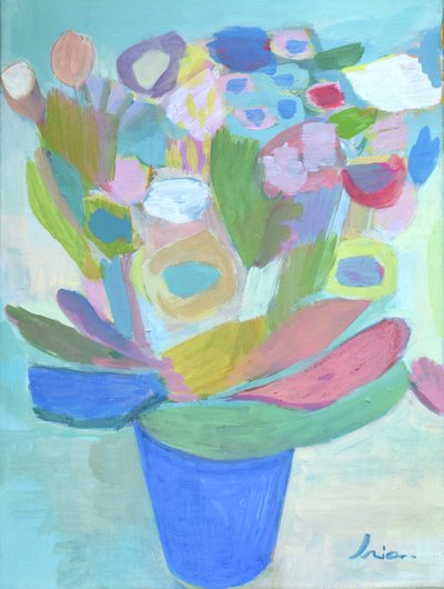 Lebhaftes abstraktes Bouquet von Iria Fernandez