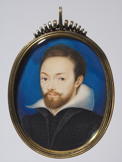 Porträt eines Mannes, ca. 1615 von Isaac (after) Oliver