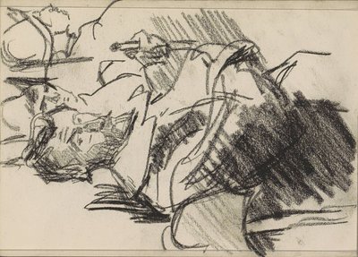 Mann mit Bart und zwei Männer in Rüstung von Isaac Israels