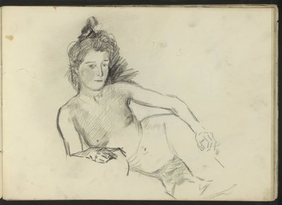 Liegender weiblicher Akt von Isaac Israels