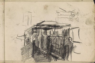 Straßenszene bei Nacht von Isaac Israels