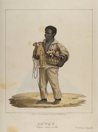 Lovey, Tafel 8 aus Skizzen von Charakter..., 1838 von Isaac Mendes Belisario