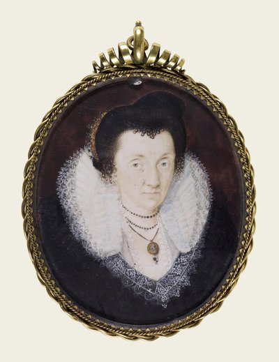 Lady Anne Bacon, ca. 1600 von Isaac Oliver