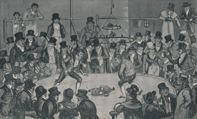 Im Royal Cockpit, 1821 von Isaac, Robert and George Cruikshank