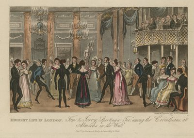 Höchstes Leben in London von Isaac, Robert and George Cruikshank