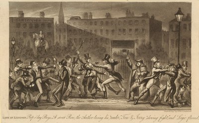 Leben in London von Isaac, Robert and George Cruikshank