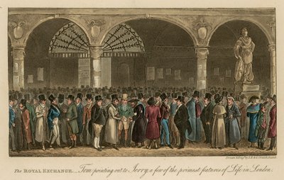 Die Königliche Börse: Tom zeigt Jerry einige der besten Merkmale des Lebens in London von Isaac, Robert and George Cruikshank
