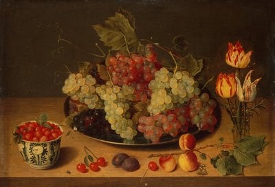 Stillleben mit Früchten und Blumen von Isaac Soreau