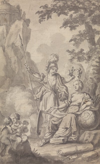 Frontispiz für Town and Country Magazine, Band II, Nr. 1 von Isaac Taylor