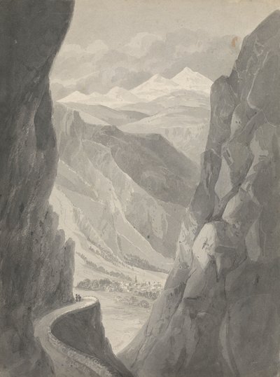 Gemmi-Pass / Abstieg nach Leukerbad (Schweiz) von Isaac Weld