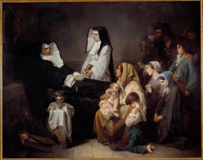 Tod einer Schwester der Barmherzigkeit von Isidore Pils