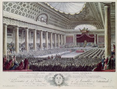 Eröffnung der Generalstände in Versailles, 5. Mai 1789 von Isidore Stanislas Helman