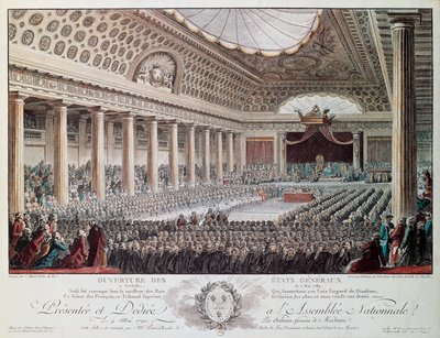 Eröffnung der Generalstände in Versailles 1789 von Isidore Stanislas Helman