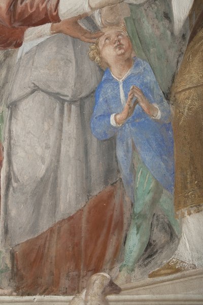 Kind (Detail) aus Die Darstellung Jesu im Tempel von Isidoro Bianchi
