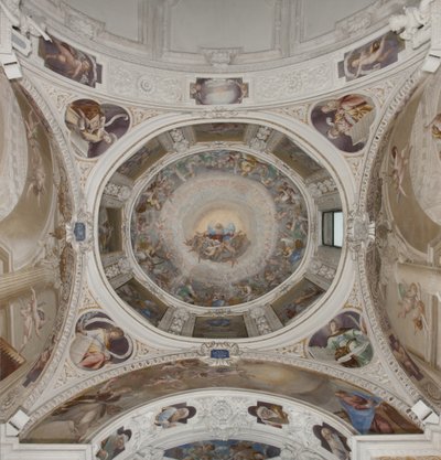 Paradies mit ewigem Vater, ca. 1623-34 (Detail) von Isidoro Bianchi