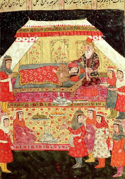 Haremsszene, Illustration aus dem 