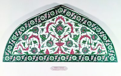Kachellintel, aus Istanbul, Türkei von Islamic School