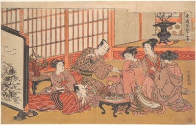 Eine Scheintrauung von Isoda Koryusai