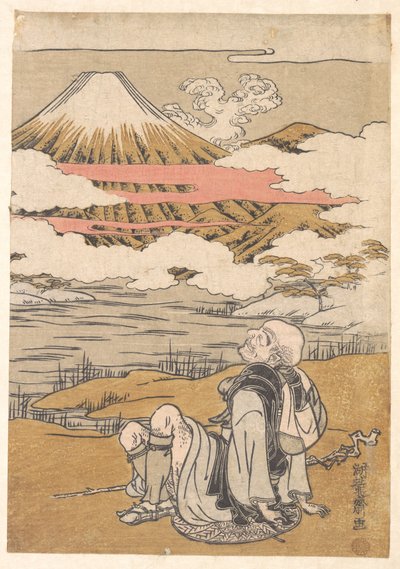 Fuji-mi Saigyo von Isoda Koryusai