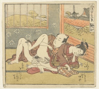 Schlafende Frau von Isoda Koryusai