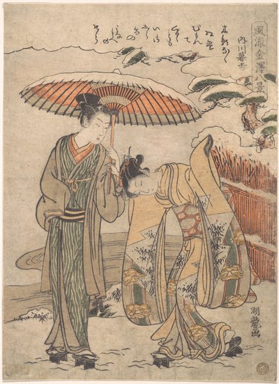 Uchikawa Bosetsu von Isoda Koryusai