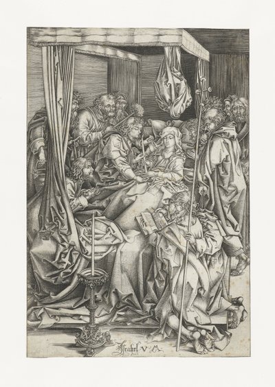 Der Tod Marias von Israhel van Meckenem
