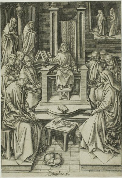 Christus unter den Ärzten von Israhel van Meckenem the younger