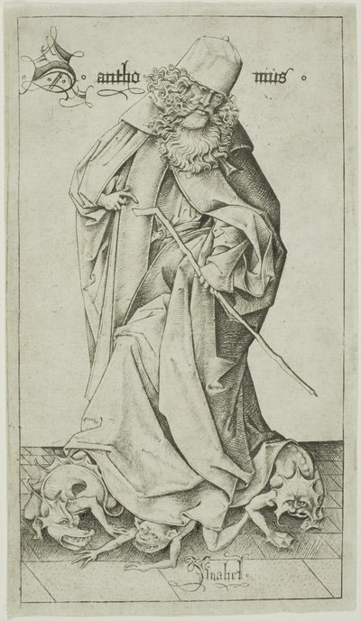 St. Antonius von Israhel van Meckenem the younger
