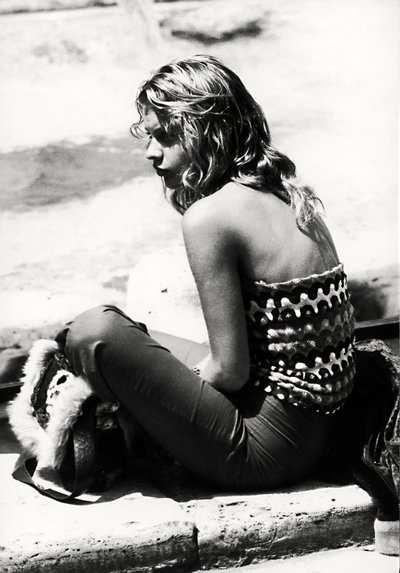 Ein junger Hippie, ca. 1970 von Italian Photographer
