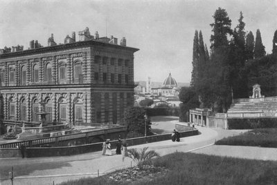 Florenz, Palazzo Pitti, Rückseite mit Blick auf die Kathedrale von Italian Photographer