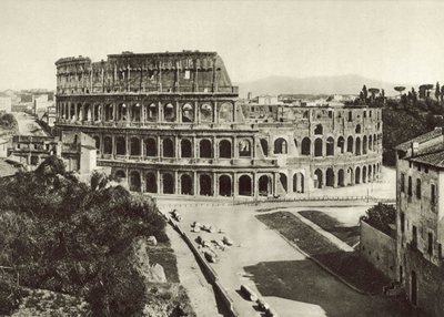 Flavisches Amphitheater oder Kolosseum von Italian Photographer