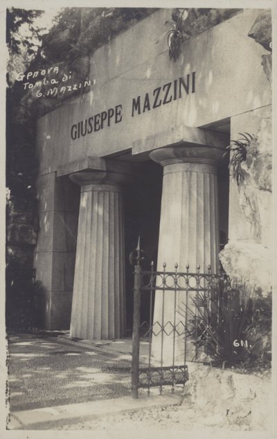 Genua, Grab von Giuseppe Mazzini von Italian Photographer