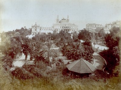 Die Boulengrins-Gärten, die an das Casino in Montecarlo angrenzen von Italian Photographer