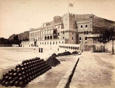 Der Fürstenpalast in Montecarlo, im Fürstentum Monaco von Italian Photographer