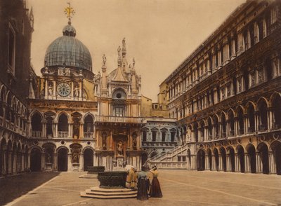 Venedig: Innenhof des Dogenpalastes von Italian Photographer