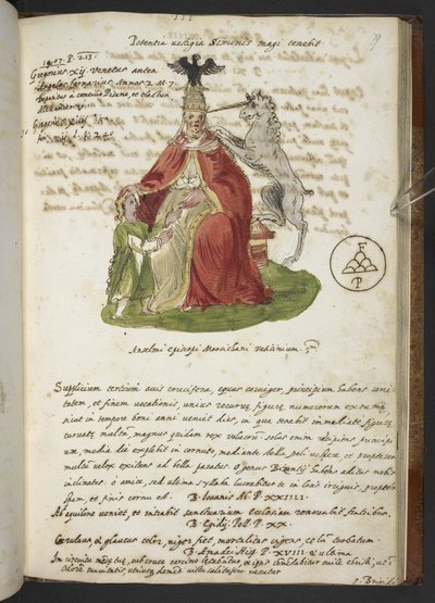 Prophezeiungen und Bilder des fünfzehnten Papstes, von Joachim von Fiore... von Italian School