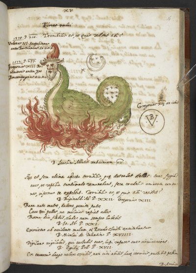 Prophezeiungen und Bilder des fünfzehnten Papstes, von Joachim von Fiore von Italian School