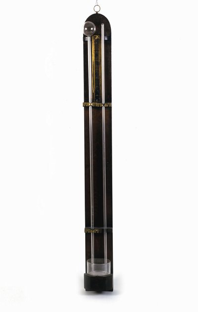 Barometer (Quecksilberrohr) von Evangelista Torricelli. Museum für Wissenschaft und Technologie. Mailand von Italian School