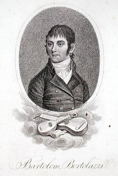 Bartolomeo Bortolozzi (geb. 1773) graviert von Scheffner von Italian School