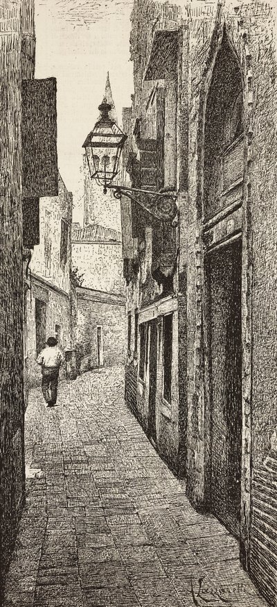 Haus von Carlo Goldoni in Venedig, Italien von Italian School
