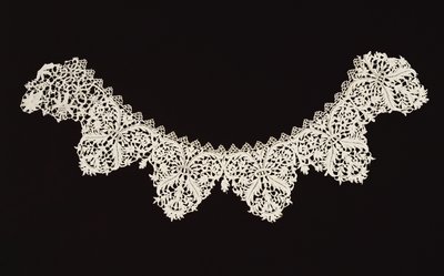 Kragen, aus Venedig, 1625-50 (Leinen und Nadelspitze) von Italian School