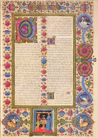 Fol.208r Brief von St. Paul an Timotheus, aus der Borso d