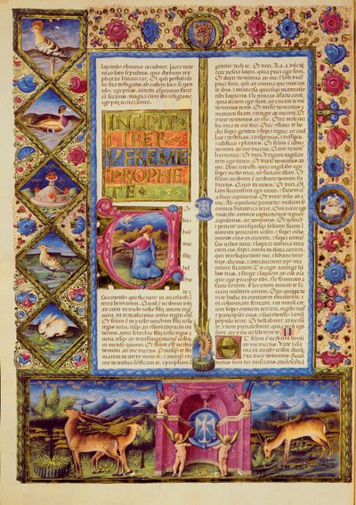 Buch Jeremia, aus der Borso d