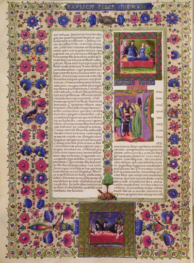 Eröffnung des Buches Ruth, aus der Borso d