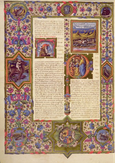 Eröffnung des Kapitels von Ecclesiasticus, aus der Borso d